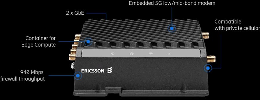 Ericsson Cradlepoint R980 product photo